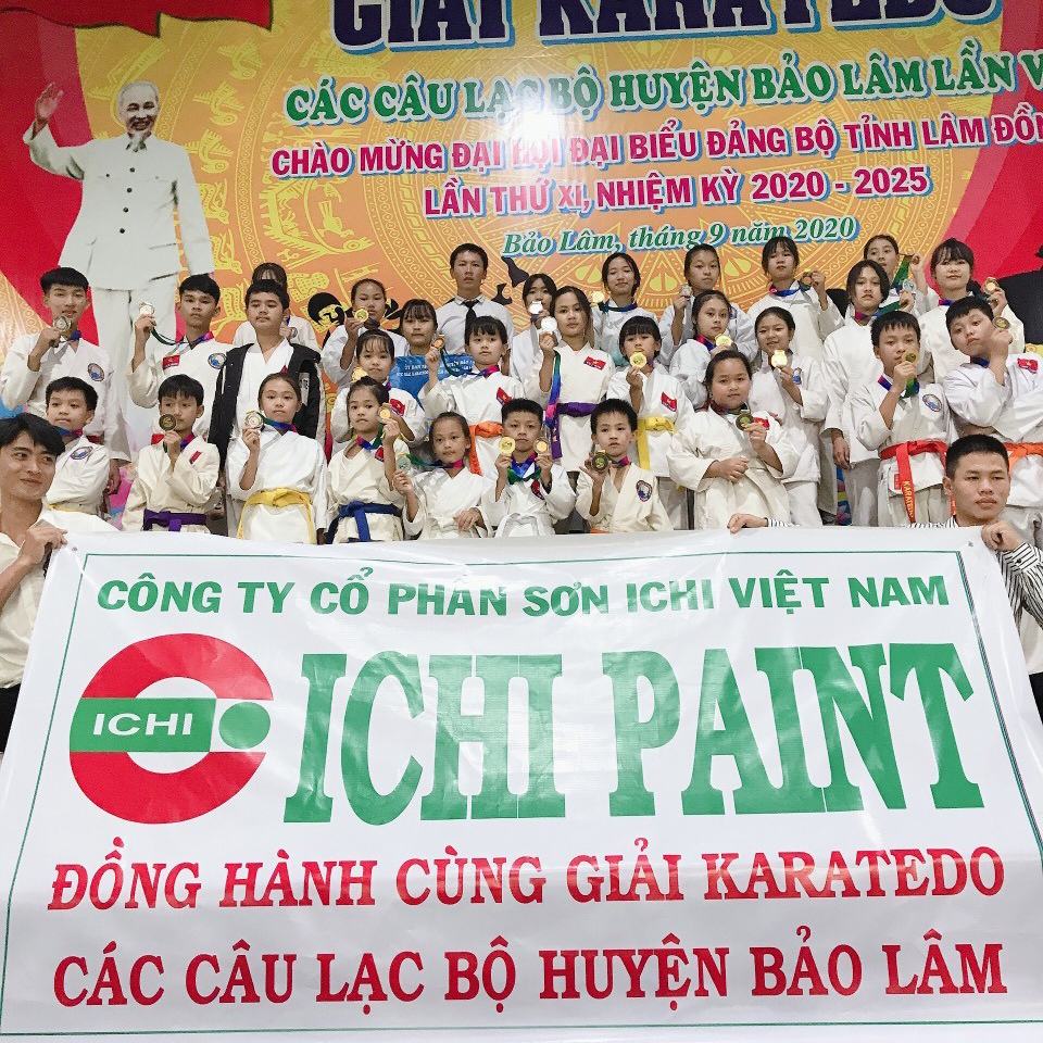 ICHIPAINT - Đồng hành cùng giải karatedo các CLB huyện Bảo Lâm